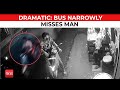 Viral: Bus narrowly averts collision with scooty rider in Pune