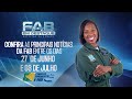 O FAB em Destaque desta sexta-feira (04/07), apresenta as principais notícias da Força Aérea Brasileira (FAB), referentes ao período de 27 de junho a 3 de julho. Entre os destaques, está a formatura de 156 Capitães da Turma Jambock, que concluíram o Curso de Aperfeiçoamento de Oficiais da Aeronáutica (CAP) 1/2025.

A edição também informa a abertura do período de inscrições, até o dia 28 de julho, para o Curso de Formação de Sargentos da Aeronáutica, que oferece 206 vagas distribuídas entre diversas especialidades.

Outro destaque é a realização do Curso de Adaptação em Saúde Operacional (CASOP), promovido pelo Instituto de Medicina Aeroespacial (IMAE) no Centro de Instrução e Adaptação da Aeronáutica (CIAAR), com a capacitação de 62 profissionais de saúde para atuarem em condições operacionais adversas.

Por fim, a edição aborda a atuação estratégica da FAB no controle e na defesa do espaço aéreo durante a Reunião de Cúpula do BRICS, com operação ininterrupta do  Departamento de Controle do Espaço Aéreo (DECEA) e do Comando de Operações Aeroespaciais (COMAE).