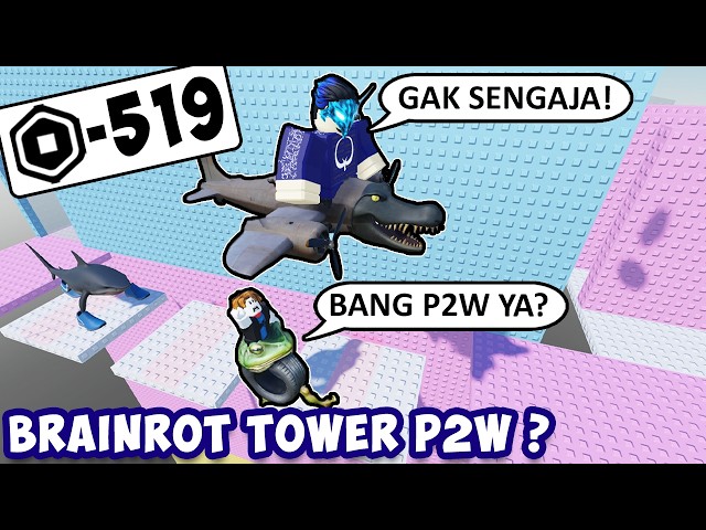 AKU TERPAKSA TAMATIN TOWER BRAINROT ROBLOX INI ? | Roblox Brainrot Tower Indonesia