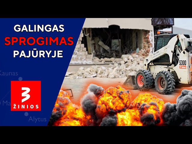 Nelaimė Drevernoje: sprogimo banga išnešė pro langą šildytuvą