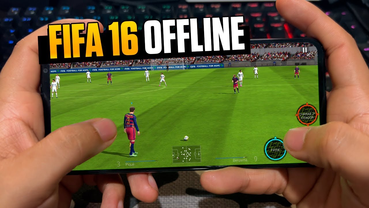 SAIU O MELHOR  FIFA OFFLINE PARA ANDROID - FIFA 16 MOBILE OFFLINE