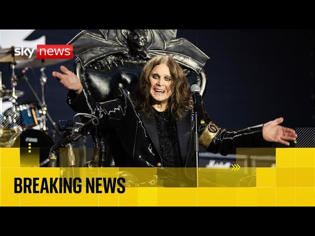 Ozzy Osbourne dies at the age of 76 | Sky News coverage