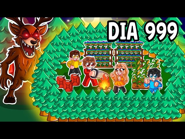 Construímos la Mejor BASE SEGURA para Sobrevivir 99 Noches en el Bosque en Roblox!