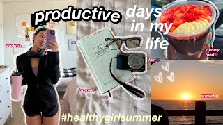 PRODUCTIVE DAYS IN MY LIFE | healthy girl summer!!!