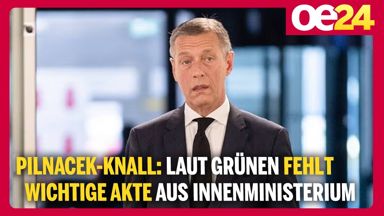 Pilnacek-Knall: Laut Grünen fehlt wichtige Akte aus Innenministerium