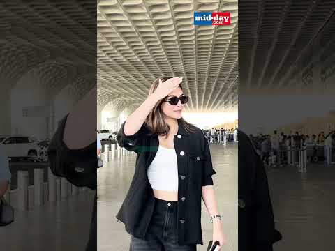 Kriti Sanon Spotted At Mumbai Airport In Stylish Travel Outfit