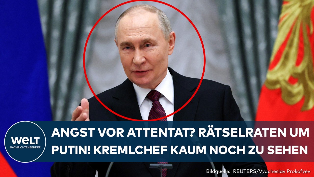 RUSSLAND: Rätselraten um russischen Machthaber! Keine Spur von Wladimir Putin!
