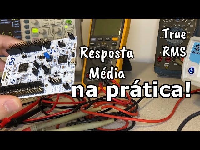 TRUE RMS vs RESPOSTA MÉDIA COM STM32 NA PRÁTICA!