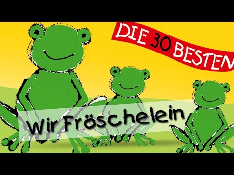 Wir Fröschelein - Die besten Spiel- und Bewegungslieder  || Kinderlieder