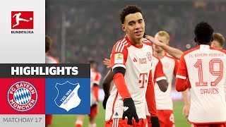 FC Bayern München — TSG Hoffenheim 3-0 | Highlights | Matchday 17 – Bundesliga 2023/24