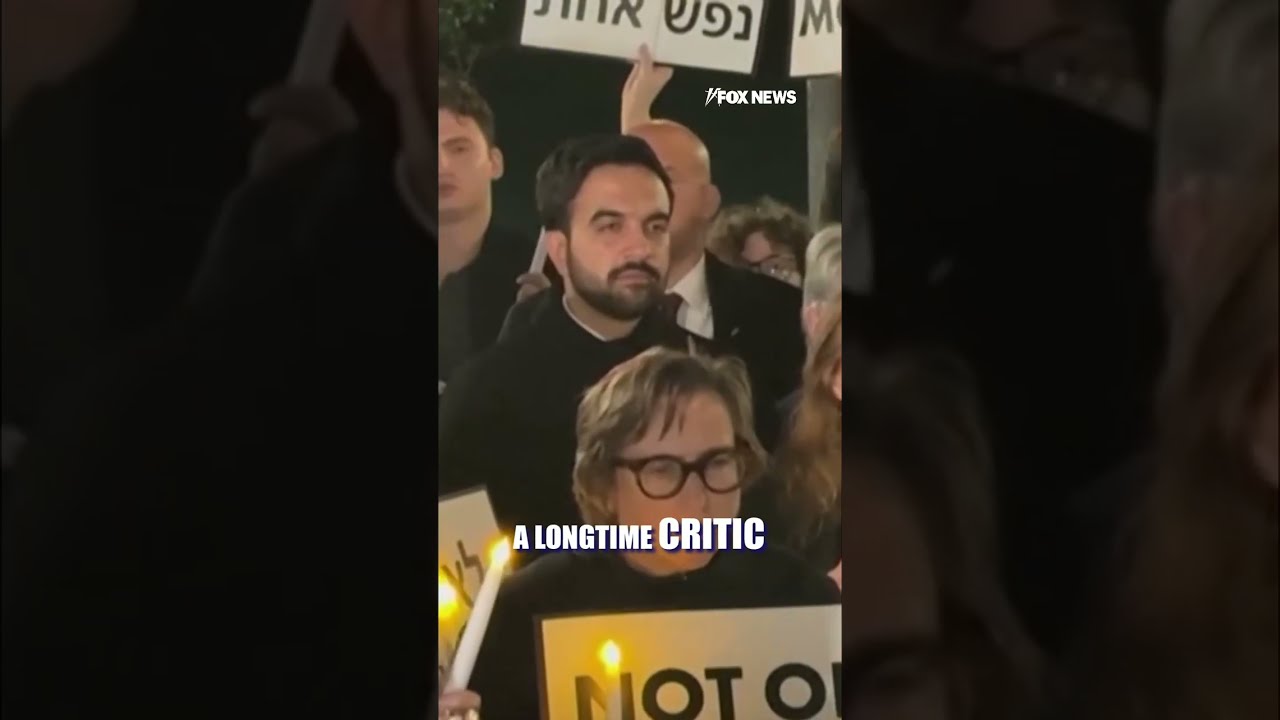 WATCH: Mamdani HECKLED by anti-Israel protesters #shorts