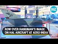 HAL removes 'Lord Hanuman' image from aircraft tail after controversy at Aero India 2023
