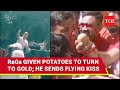 Viral: Modi Chants, Potatoes And A Flying Kiss; Rahul Gandhi In MP:  Watch Video