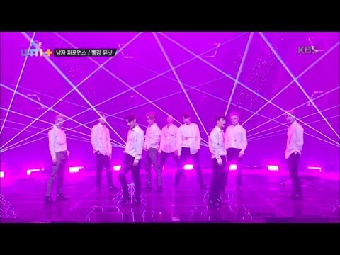 더 유닛 The Unit - 남자 퍼포먼스 빨강 유닛 ‘킹스맨 시크릿 에이전트 OST+That‘s what I like’.20171216