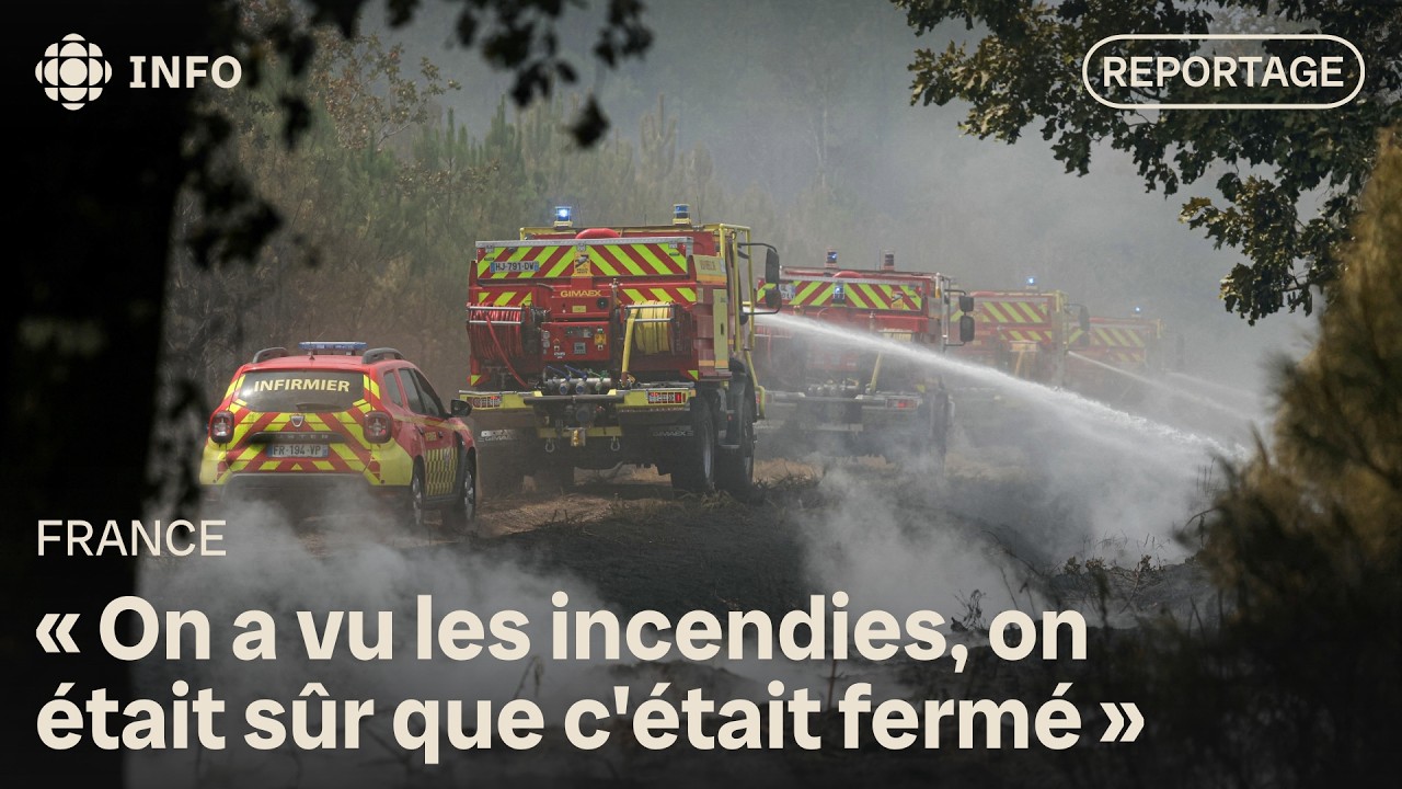 Les feux de forêt gâchent la saison touristique dans la région de Bordeaux