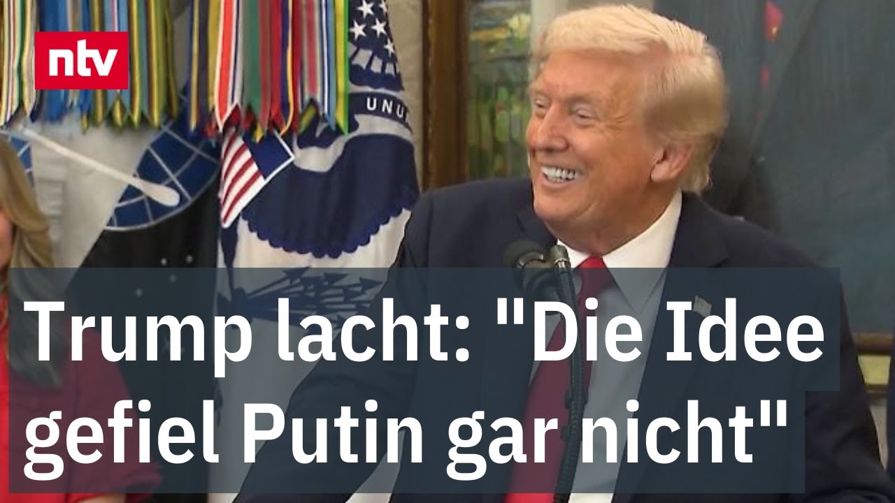 Trump lacht: "Die Idee gefiel Putin gar nicht" - Budapest-Treffen und Tomahawk