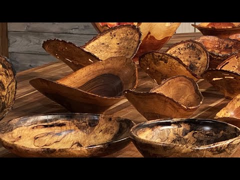 screenshot of youtube video titled Wooden Bowls - Preservation Tree Art