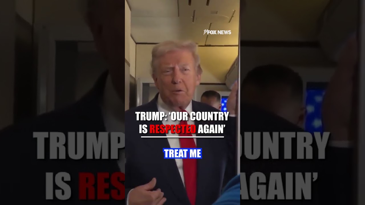 President Trump: Our country is respected again #shorts #trump #usnews