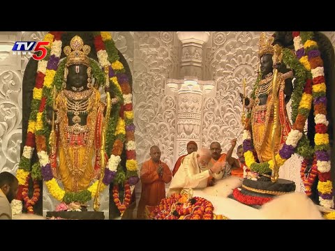 First Visuals Of The Ayodhya S Ram Lalla Idol At The Shri Ram Janmaboomi