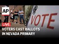 Nevada primary LIVE: Watch voters cast ballots in Las Vegas