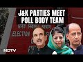 Kashmir Political Parties Meet EC | Start One Nation, One Election From Kashmir, Say J&K Parties