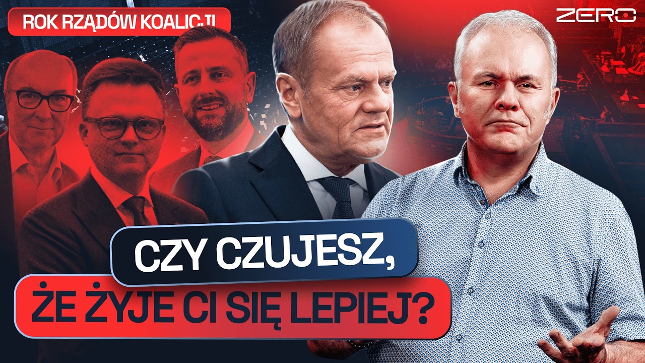 ROK RZĄDÓW TUSKA I KOALICJI. MAZUREK POKAZUJE, CO SIĘ UDAŁO, A CO NIE