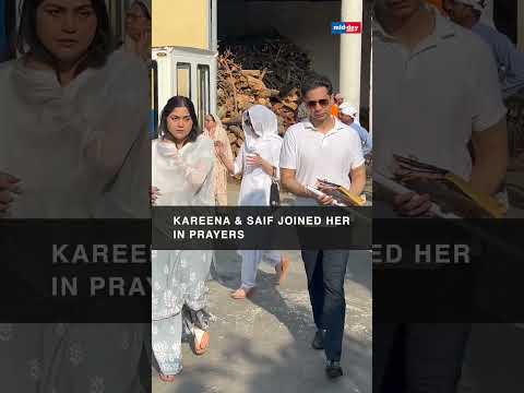 Sunjay Kapurs funeral in Delhi Karisma Kareena  Saif pay last respects  75 thousand views  play Short