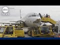 Passenger jet loses nose in hailstorm