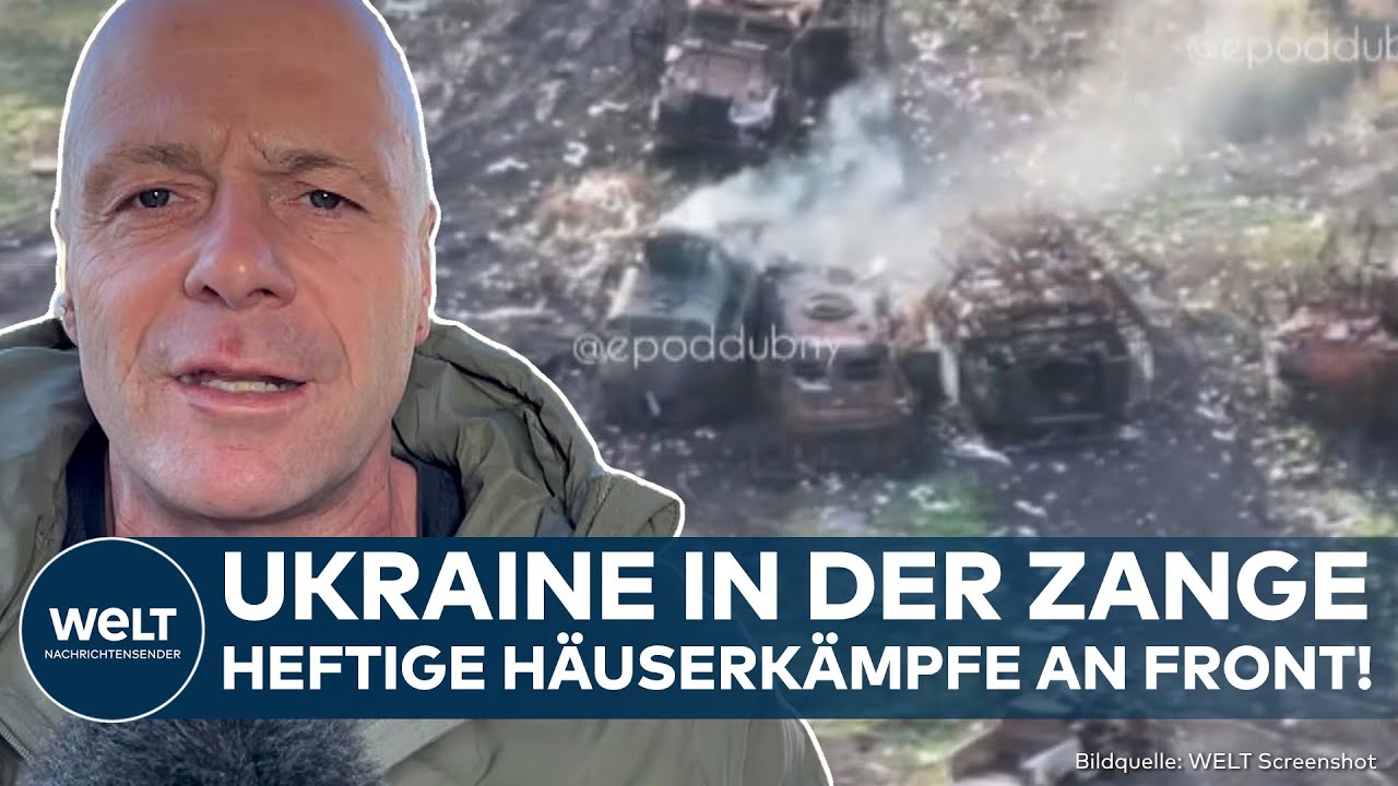 PUTINS KRIEG: Drama an Front! Ukraine in der Klemme! Häuserkämpfe in Pokrowsk - Russland rückt vor