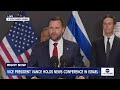 LIVE: Vice President Vance holds news conference in Southern Israel