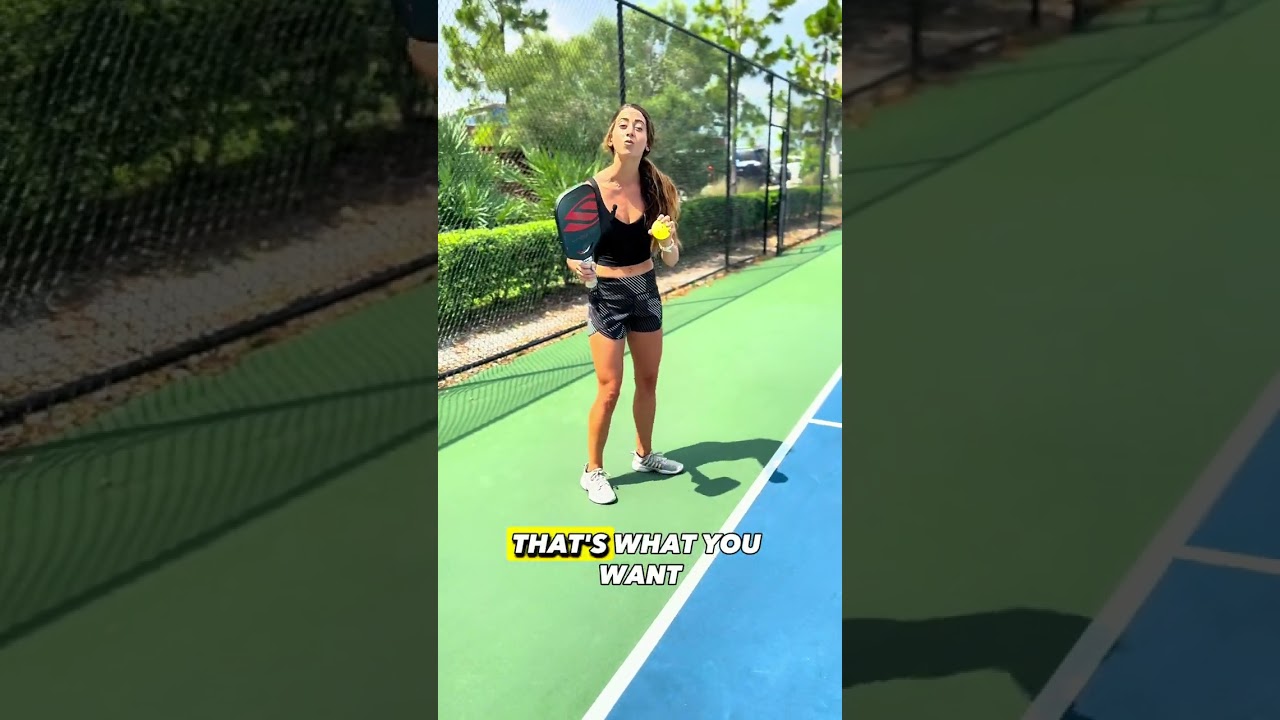 How to score a point on serve return in pickleball #pickleball #pickleballserve