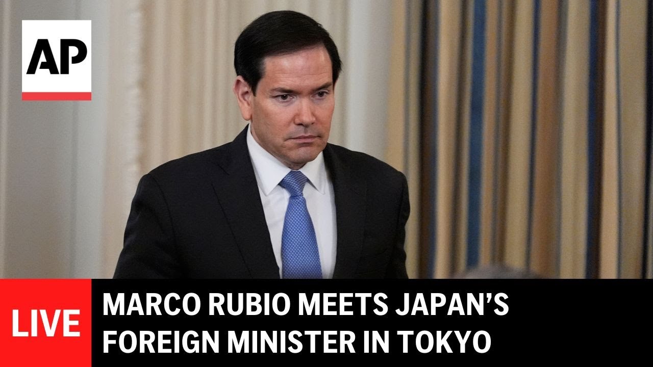 LIVE: Marco Rubio meets Japan’s foreign minister in Tokyo