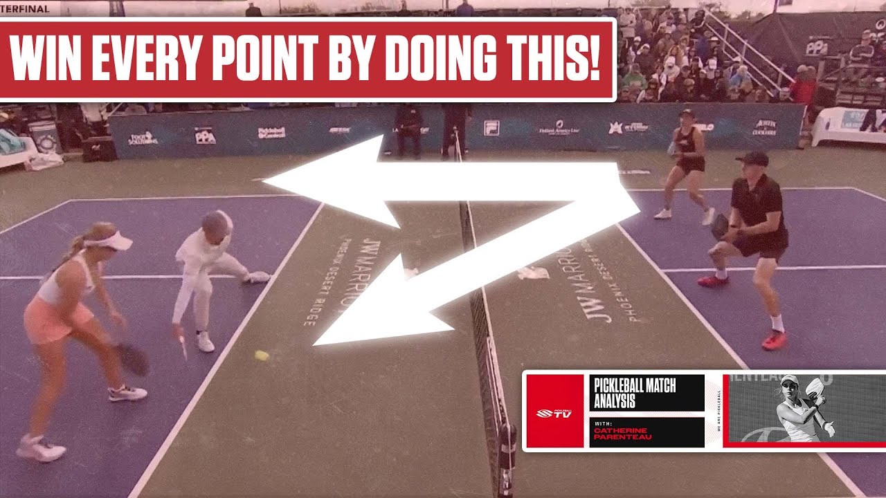 Taking Advantage of an 'Over-Involved' Opponent: Catherine Parenteau Pickleball Point Review