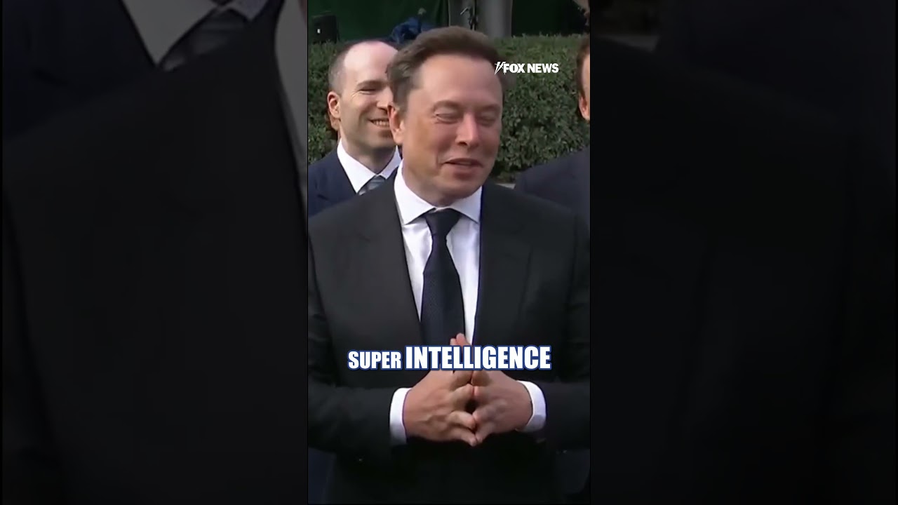 Elon Musk JOKES with Trump after AI slip #shorts #us #news #AI #superintelligence