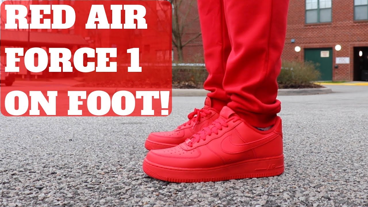 triple red air force 1 low