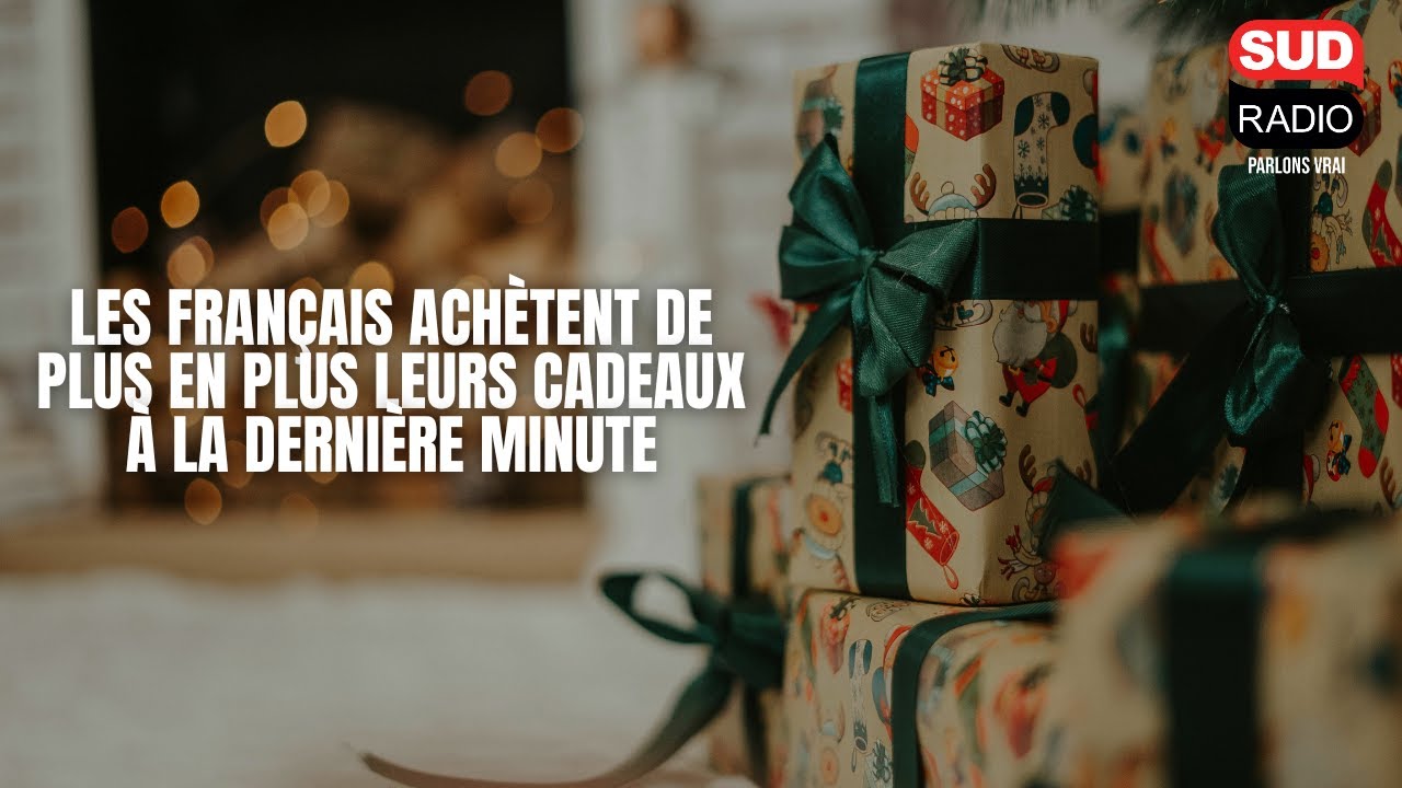 Les Français achètent de plus en plus leurs cadeaux à la dernière minute, selon une étude