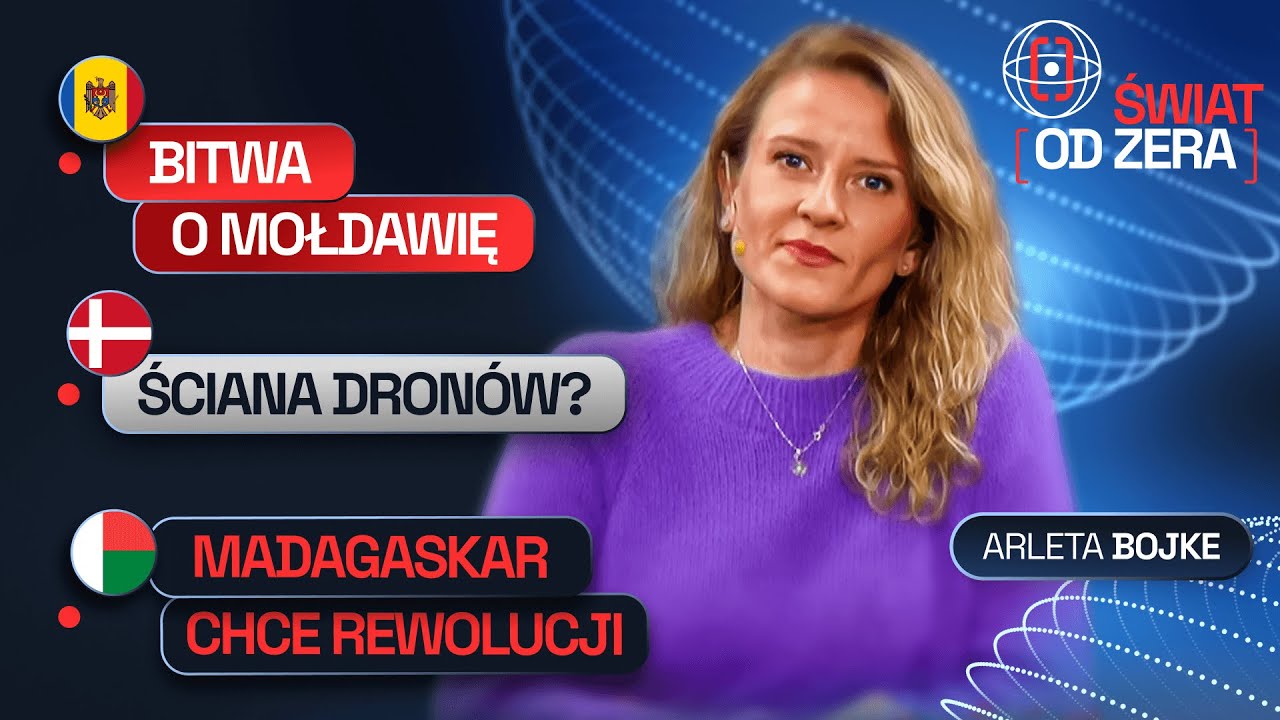 WYBORY W MOŁDAWII, ZAMIESZKI NA MADAGASKARZE, DANIA KONTRA ROSYJSKIE DRONY | ŚWIAT OD ZERA #75
