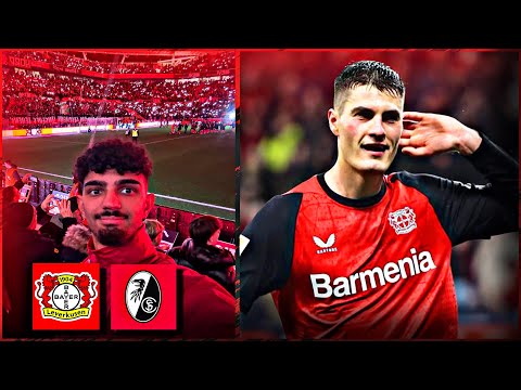 VIERERPACK SCHICK 😱🔥 CHOREO ⚫️🔴 UND PYRO VOM SCF 🧨🔴⚪️| BAYER LEVERKUSEN VS SC FREIBURG | STADIONVLOG