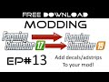 MODDING EP #13 - Add decals to your Mod v1.0