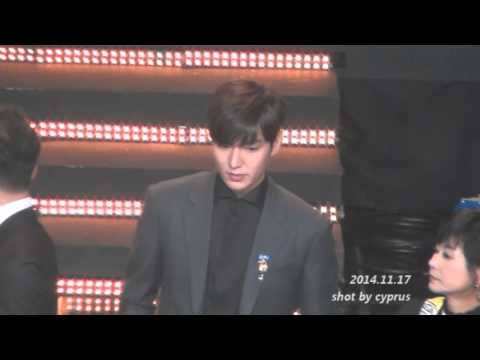 '141117 Lee Min Ho 2014Popular Culture and Arts Award