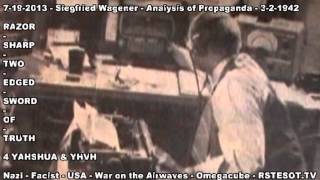 Analysis of Propaganda   3 2 1942   Siegfried Wagener
