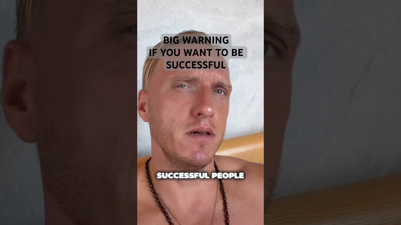 IF YOU WANT SUCCESS (in crypto): BIG WARNING!!