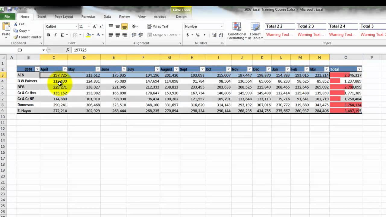 How To Make Excel Tables Look Nice