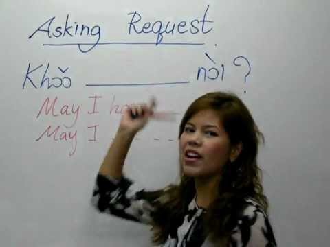 Speaking Thai : Asking Request