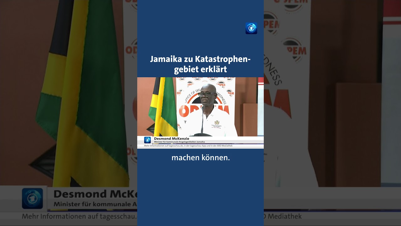 Die Regierung von Jamaika hat die Insel zum Katastrophengebiet erklärt tagesschau