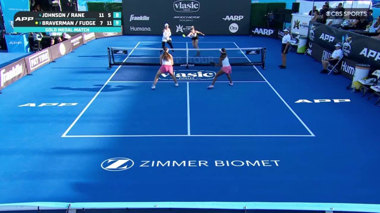 Johnson/Rane vs Fudge/Braverman | APP Tour: Vlasic Classic - Delray Beach | Pickleball