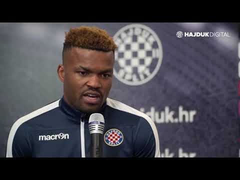 Samuel Eduok nakon utakmice Hajduk - Rijeka