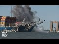 WATCH LIVE: Crews in Baltimore conduct controlled demolition of collapsed bridge span  - 15:36 min - News - Video