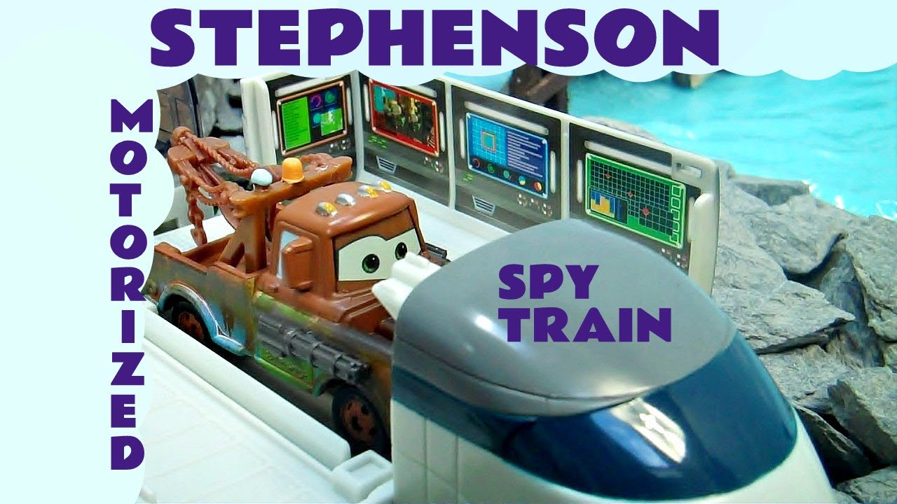 cars 2 stephenson spy train