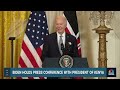 LIVE: Biden holds press conference with president of Kenya | NBC News  - 31:00 min - News - Video